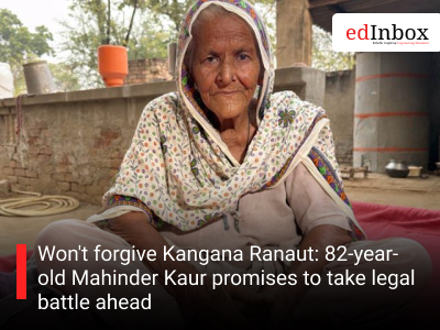 Won't forgive Kangana Ranaut: 82-year-old Mahinder Kaur promises to take legal battle ahead